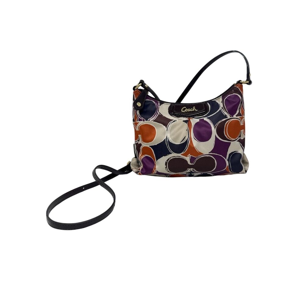 Coach purse Ashley Scarf Print Swingpack Crossbody Signature C Print